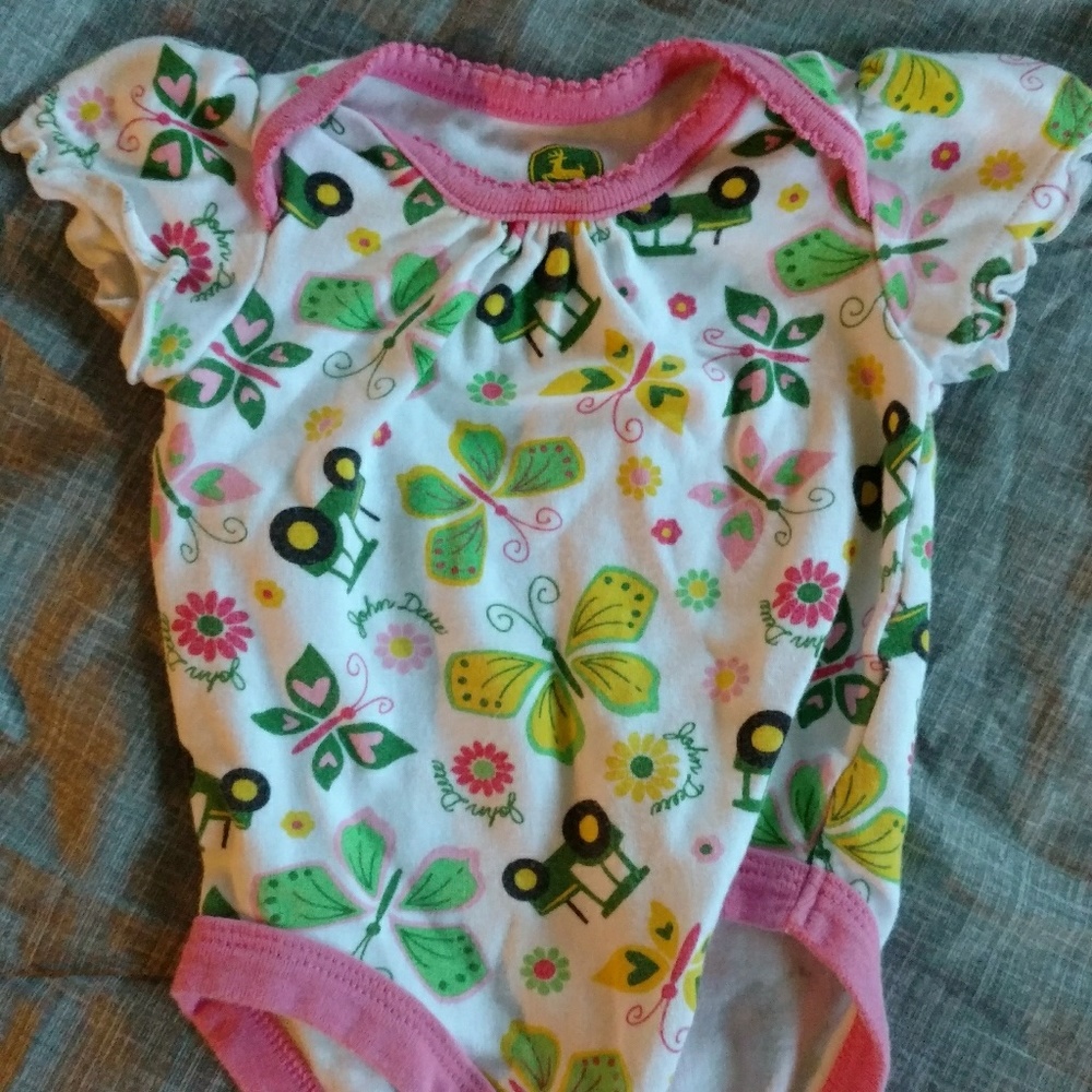 Size 3 mos little girl onesies